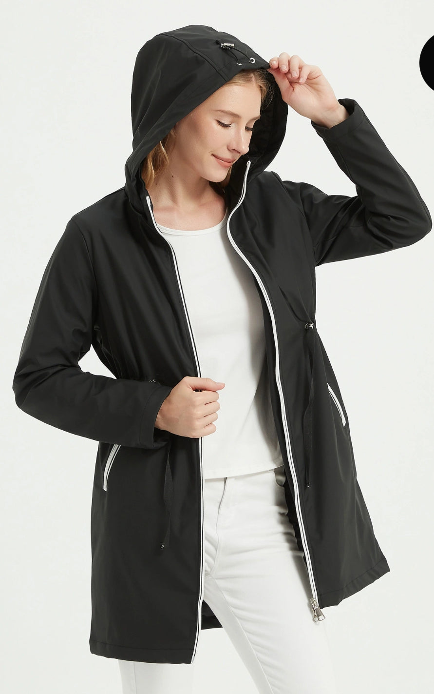Parka imperméable Noir