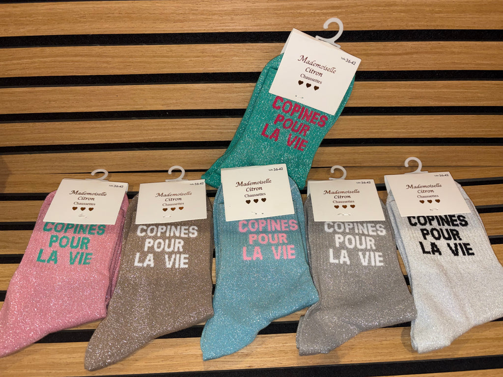 Chaussettes « Copines pour la vie »