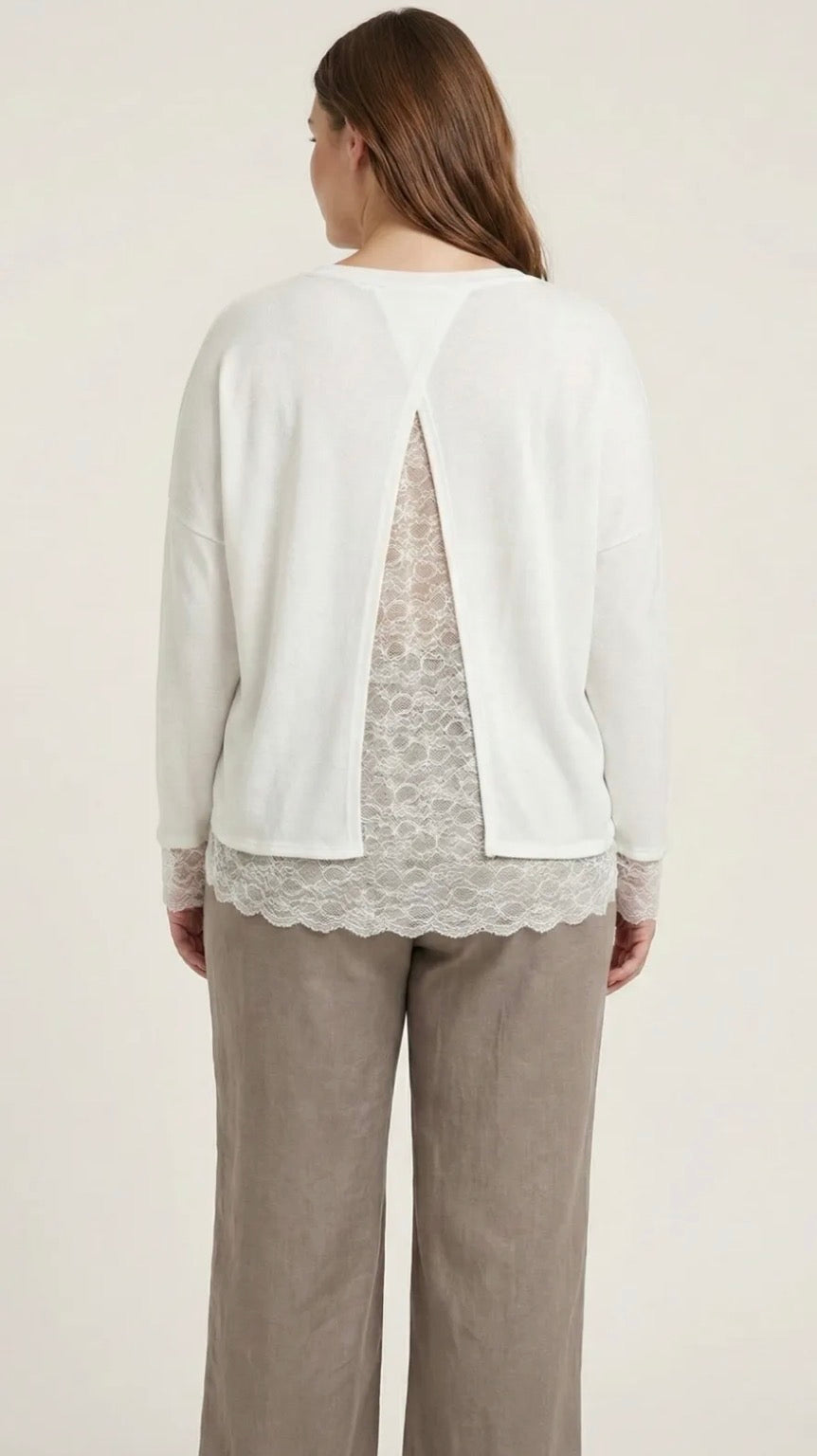 Pull dentelle 44-50