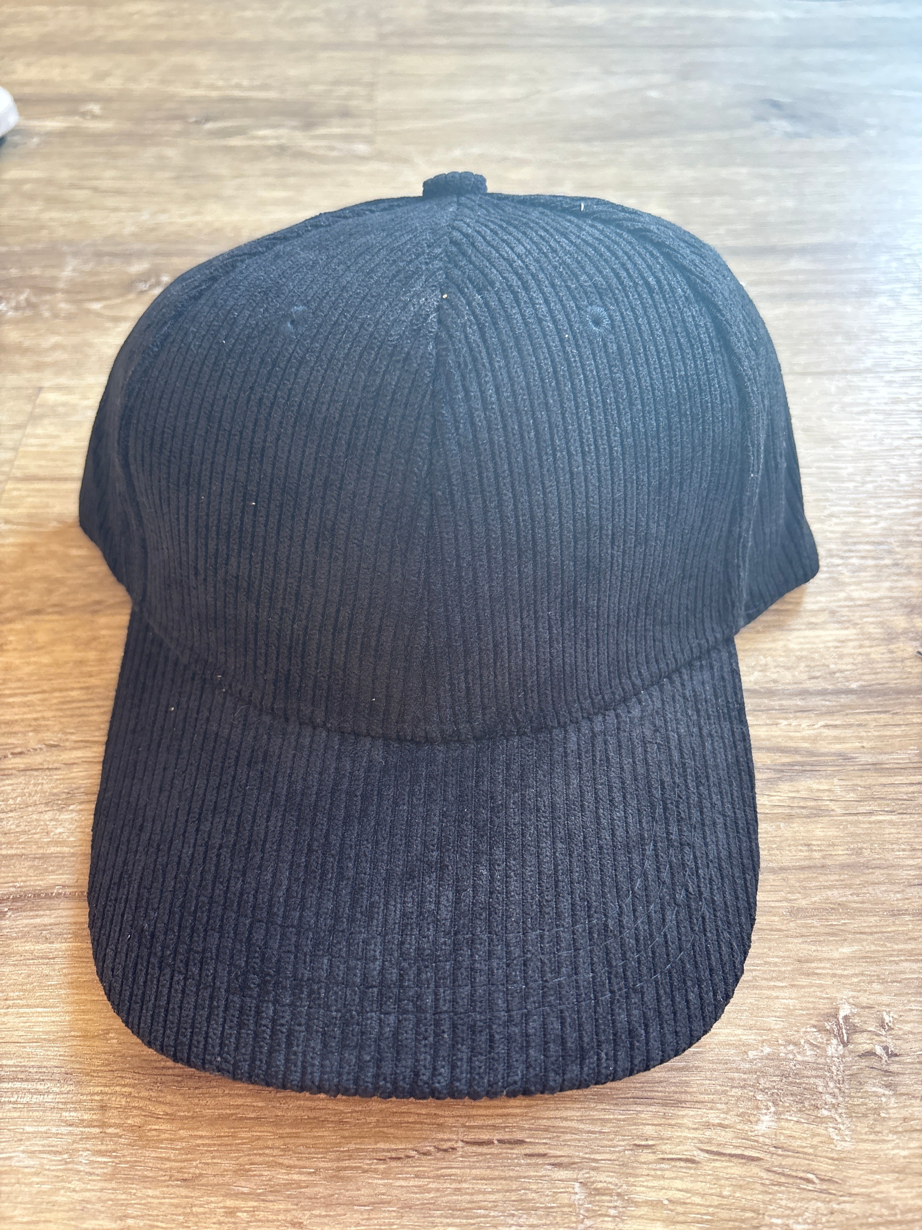 Casquette effet velours