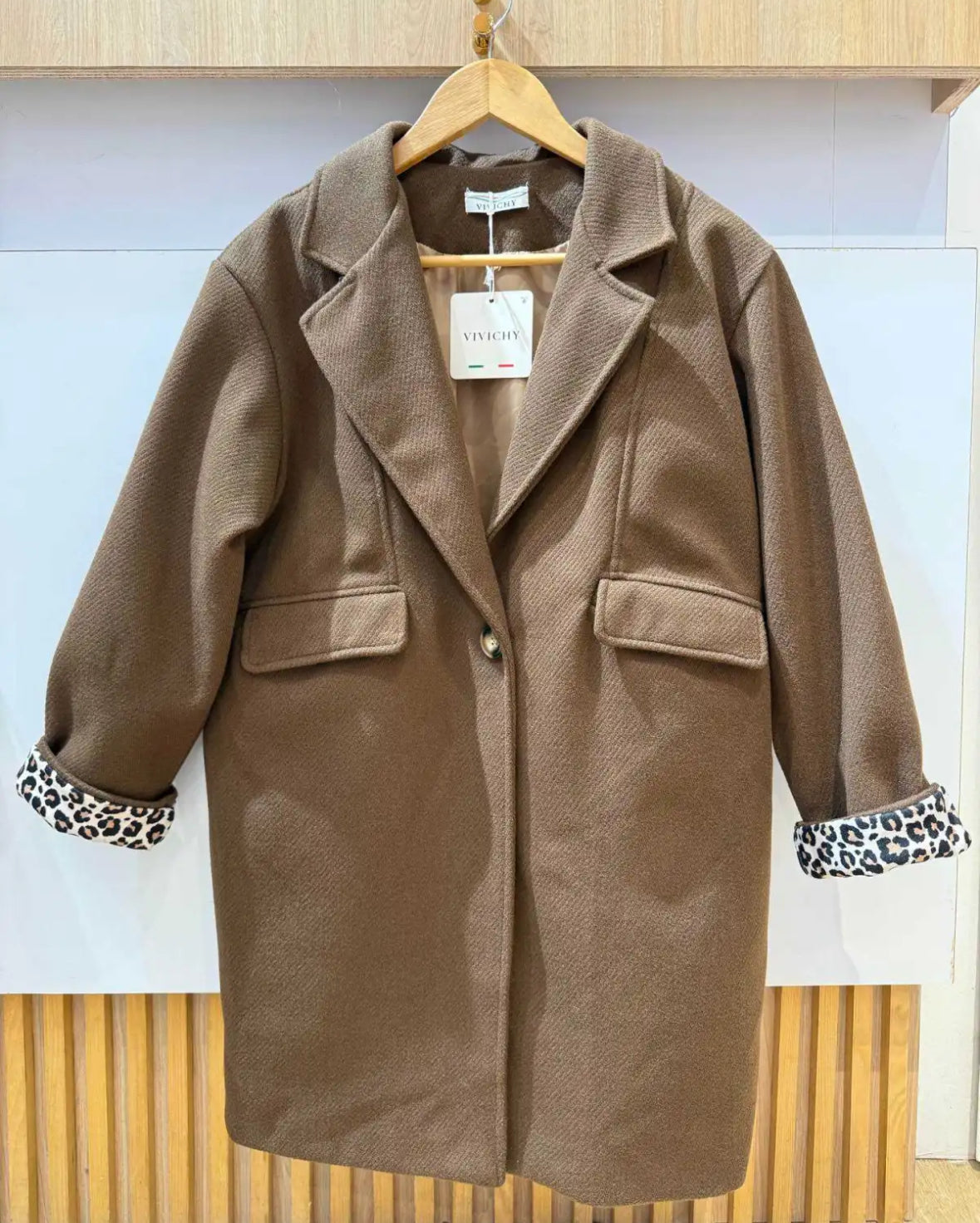 Manteau rayures 38-46