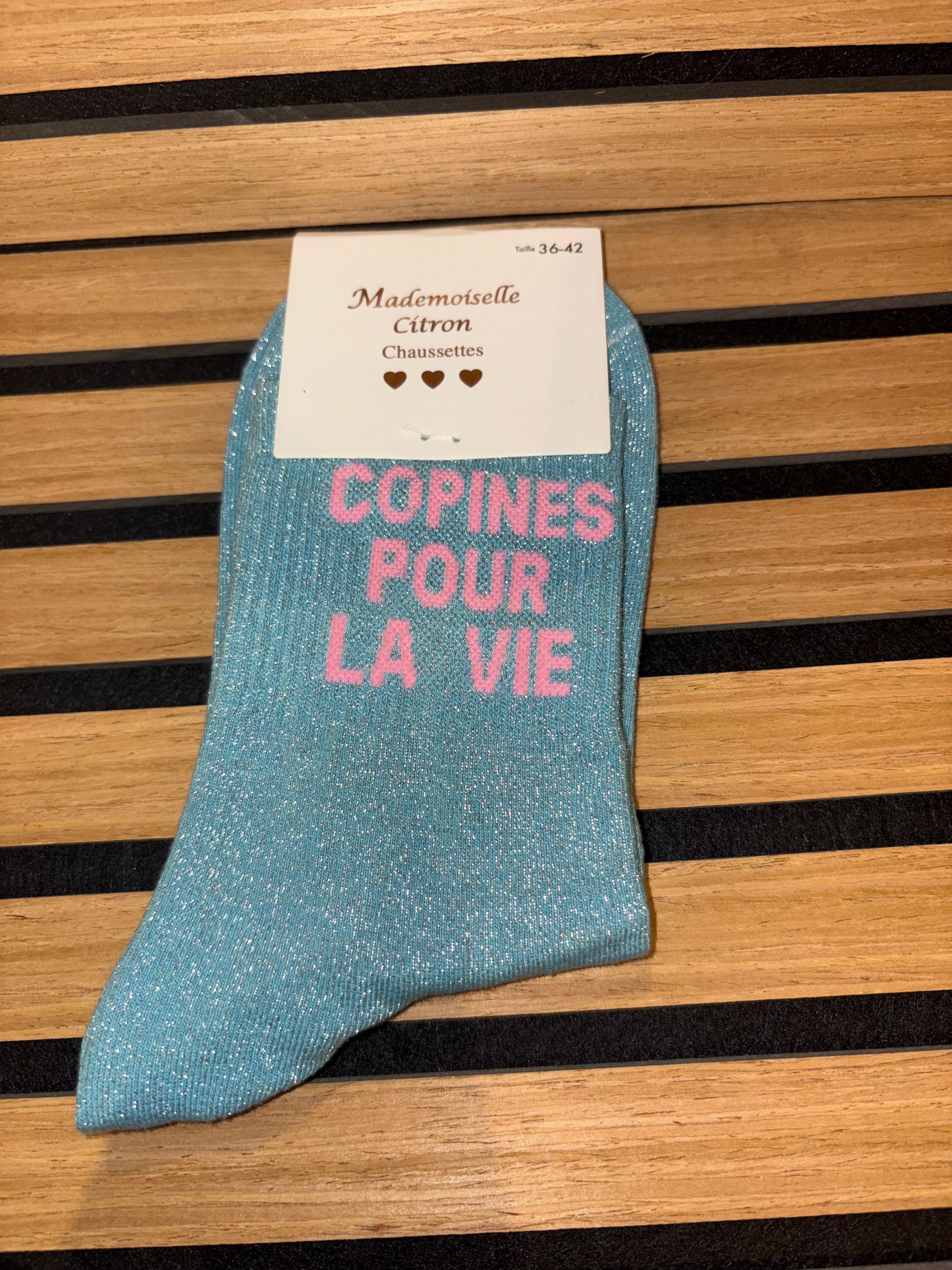 Chaussettes « Copines pour la vie »