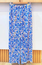 Pantalon plissé fleurs
