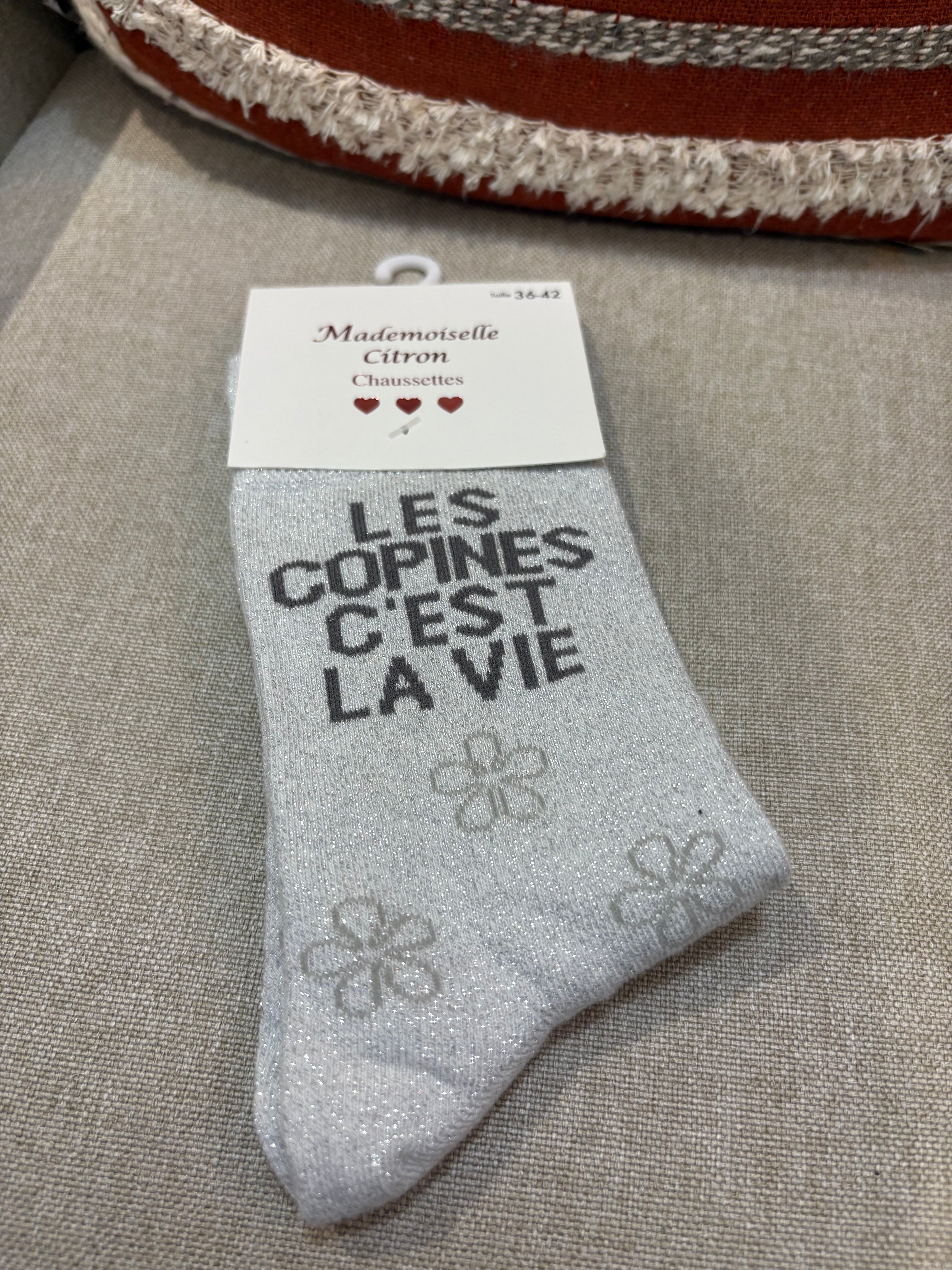 Chaussettes « Les copines c’est la vie »