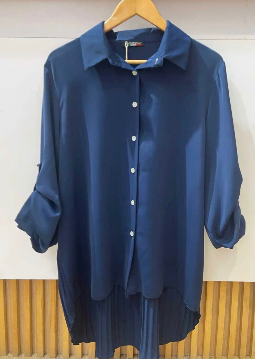 Camisa plisada 40-46