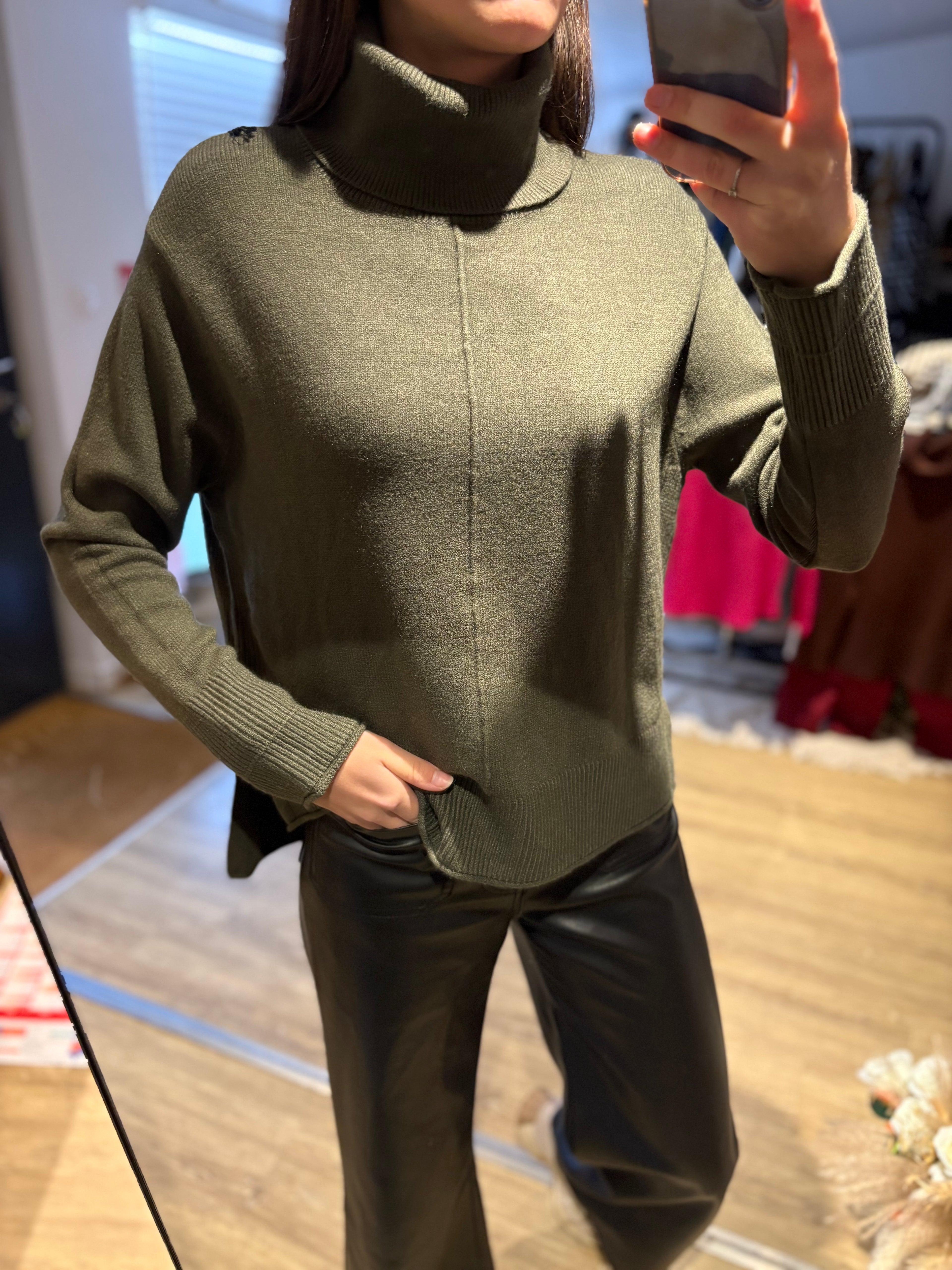 Pull col roulé 38-44