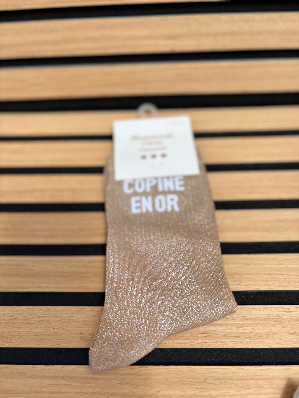 Chaussettes « Copine en or »