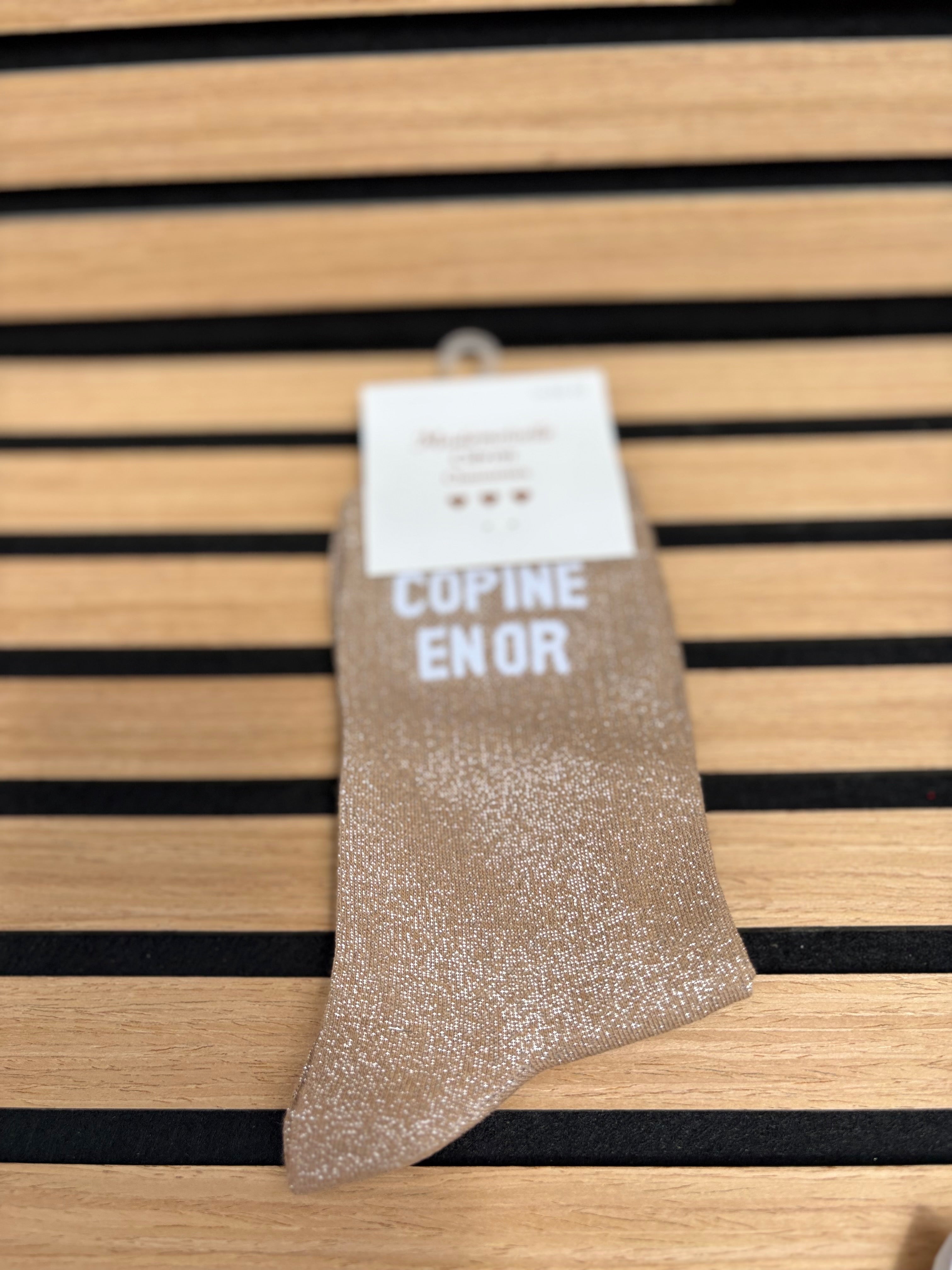 Chaussettes « Copine en or »