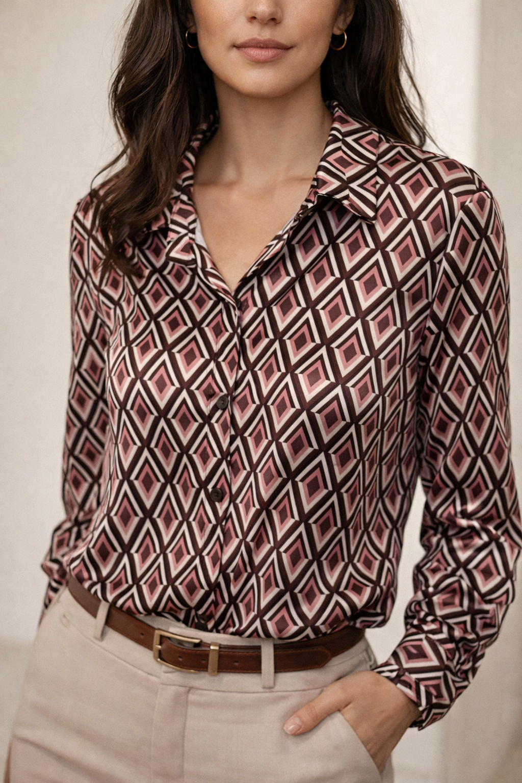 Chemise losange