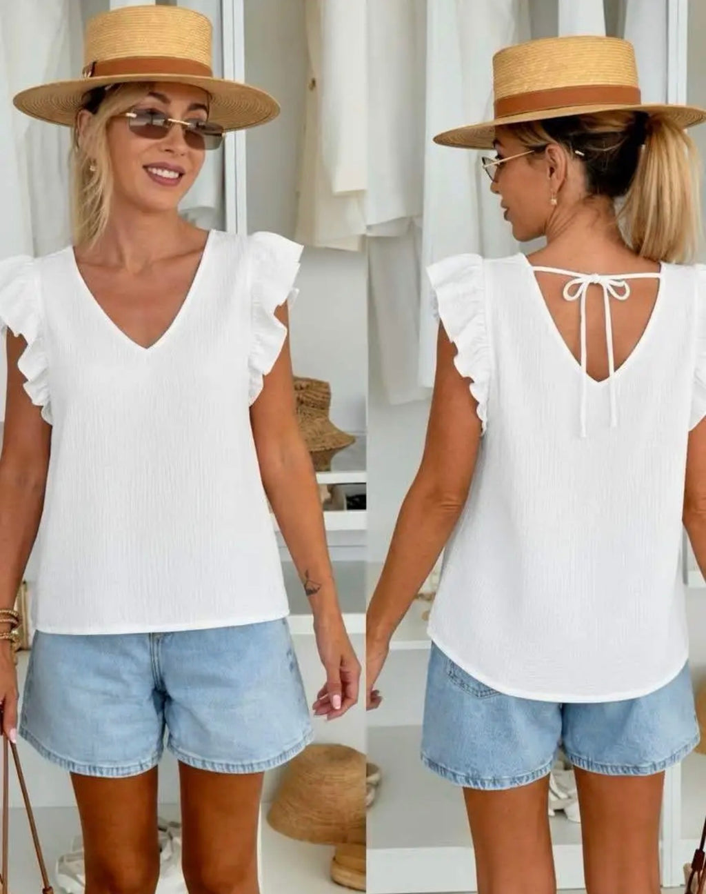 Top gaze de coton 38-44