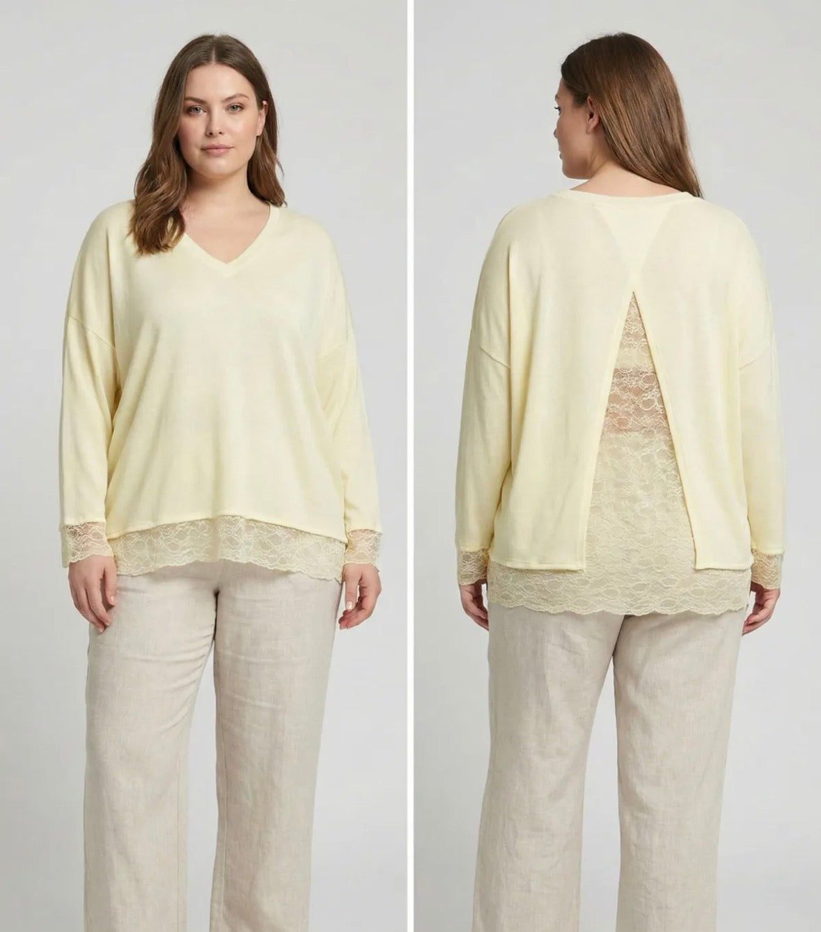 Pull dentelle 44-50