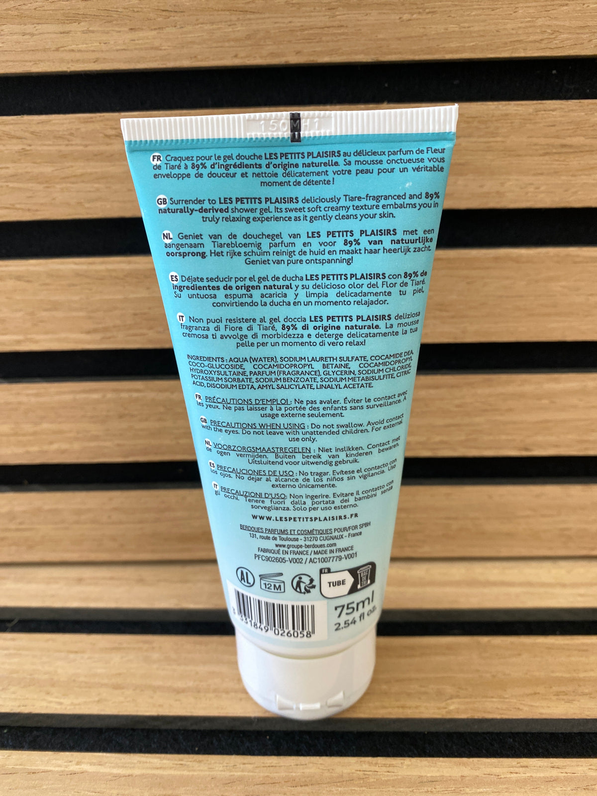 Gel douche - Fleur de Tiaré 75ml