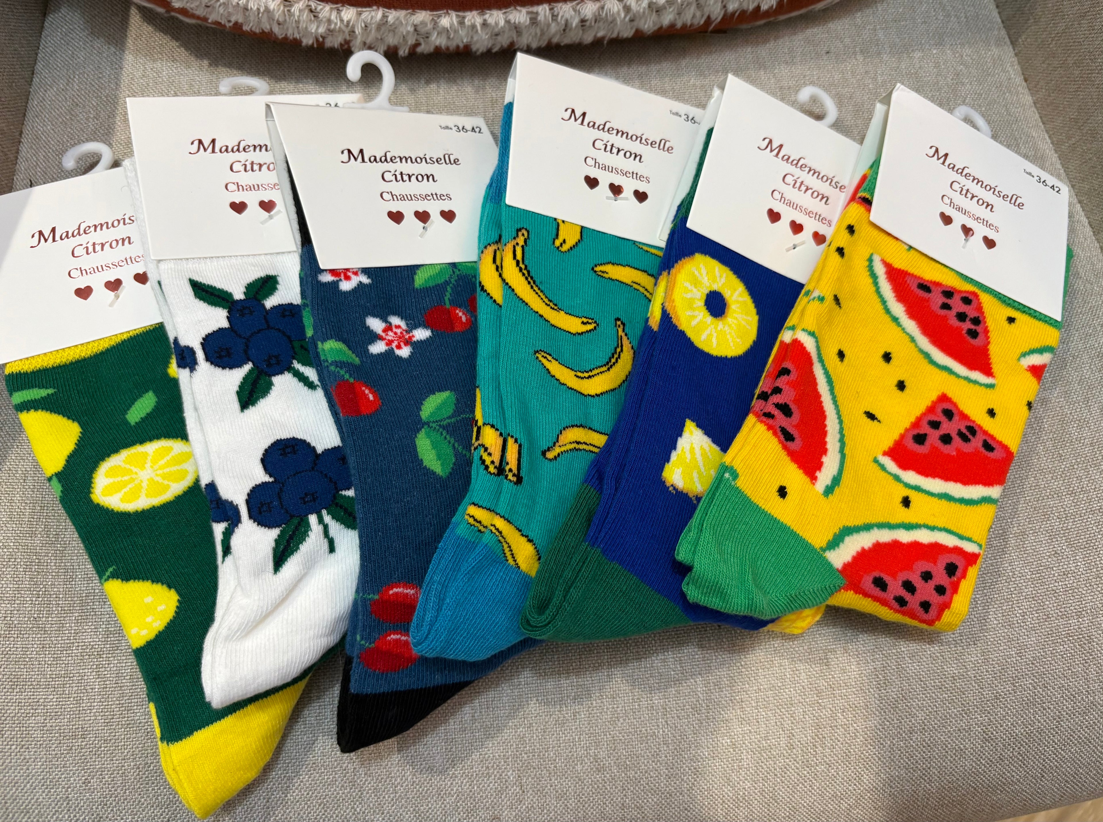 Chaussettes fruits