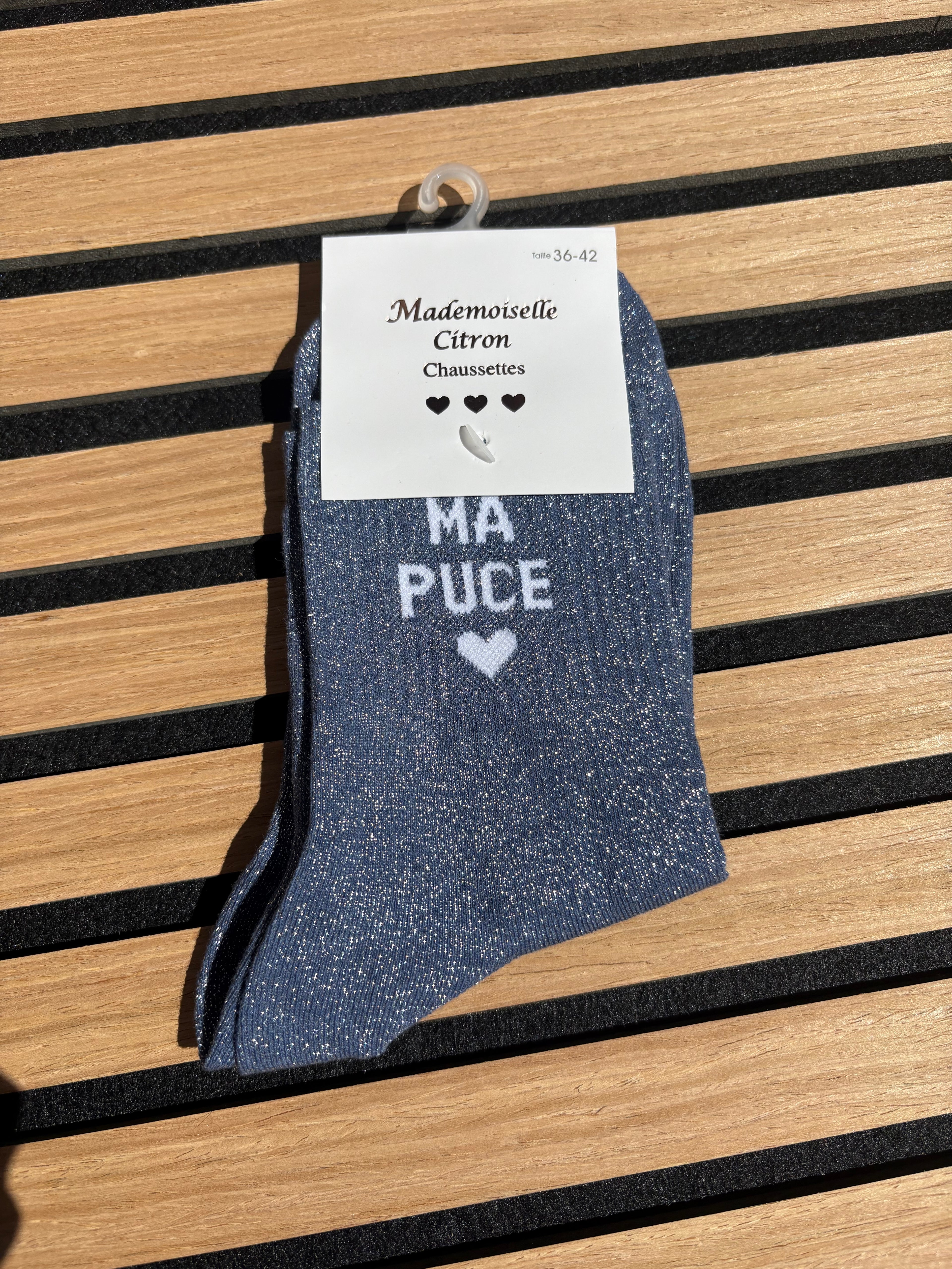 Chaussettes « Ma Puce »