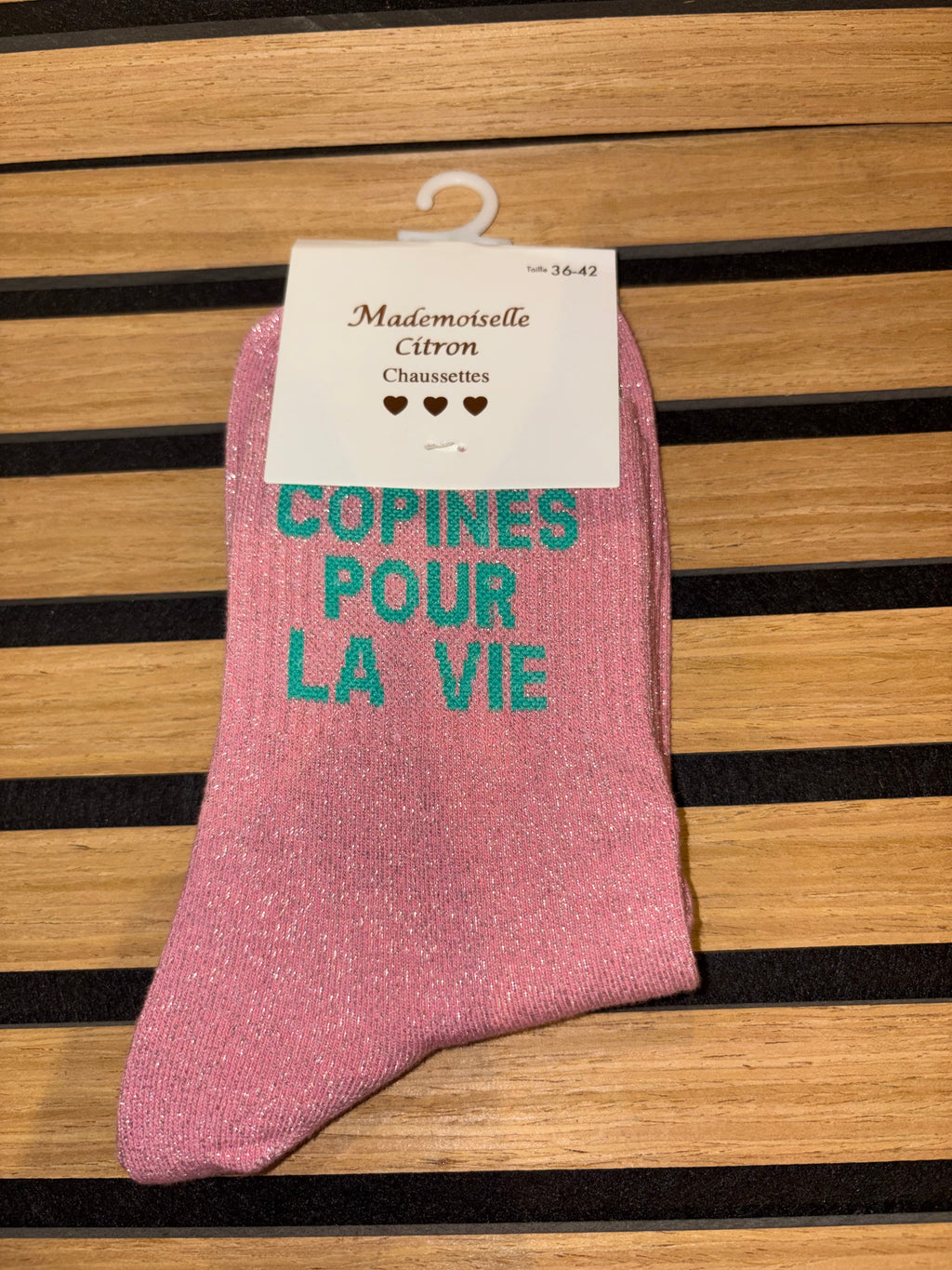 Chaussettes « Copines pour la vie »