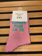 Chaussettes « Copines pour la vie »