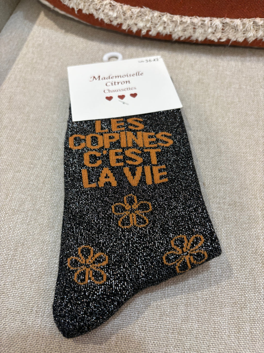 Chaussettes « Les copines c’est la vie »