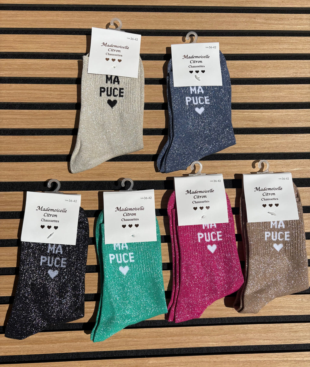Chaussettes « Ma Puce »
