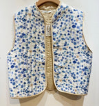 Gilet fleuri 36-44
