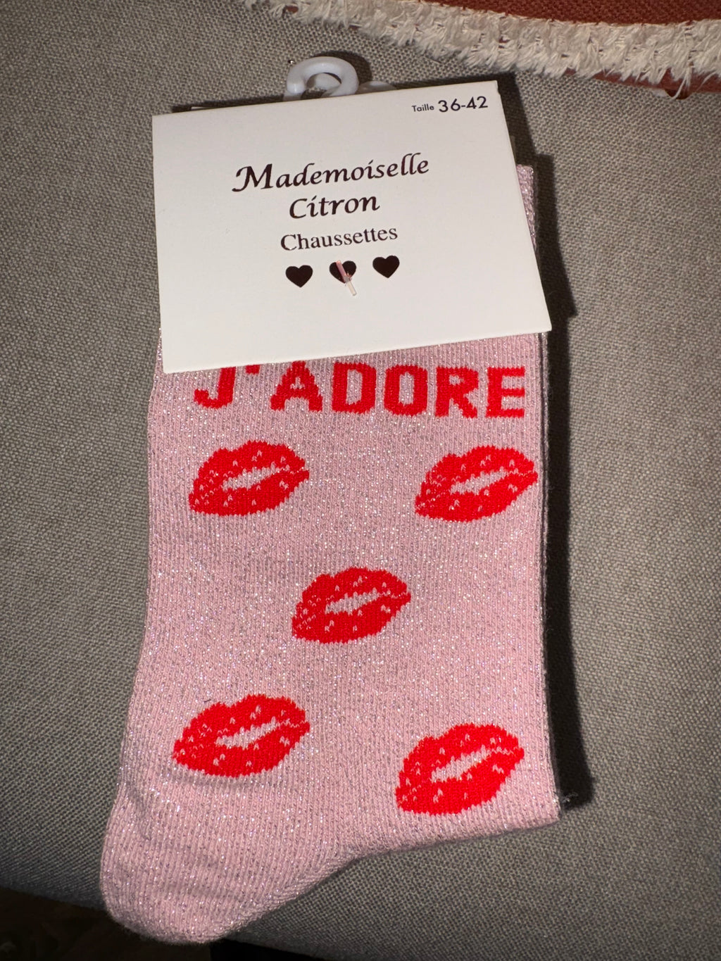 Chaussettes « J’adore »