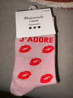 Chaussettes « J’adore »