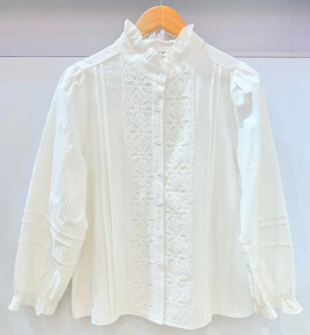 Blusa de encaje