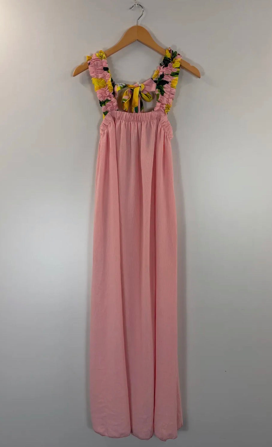 Robe longue citron 36-46