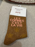 Chaussettes « Les copines c’est la vie »