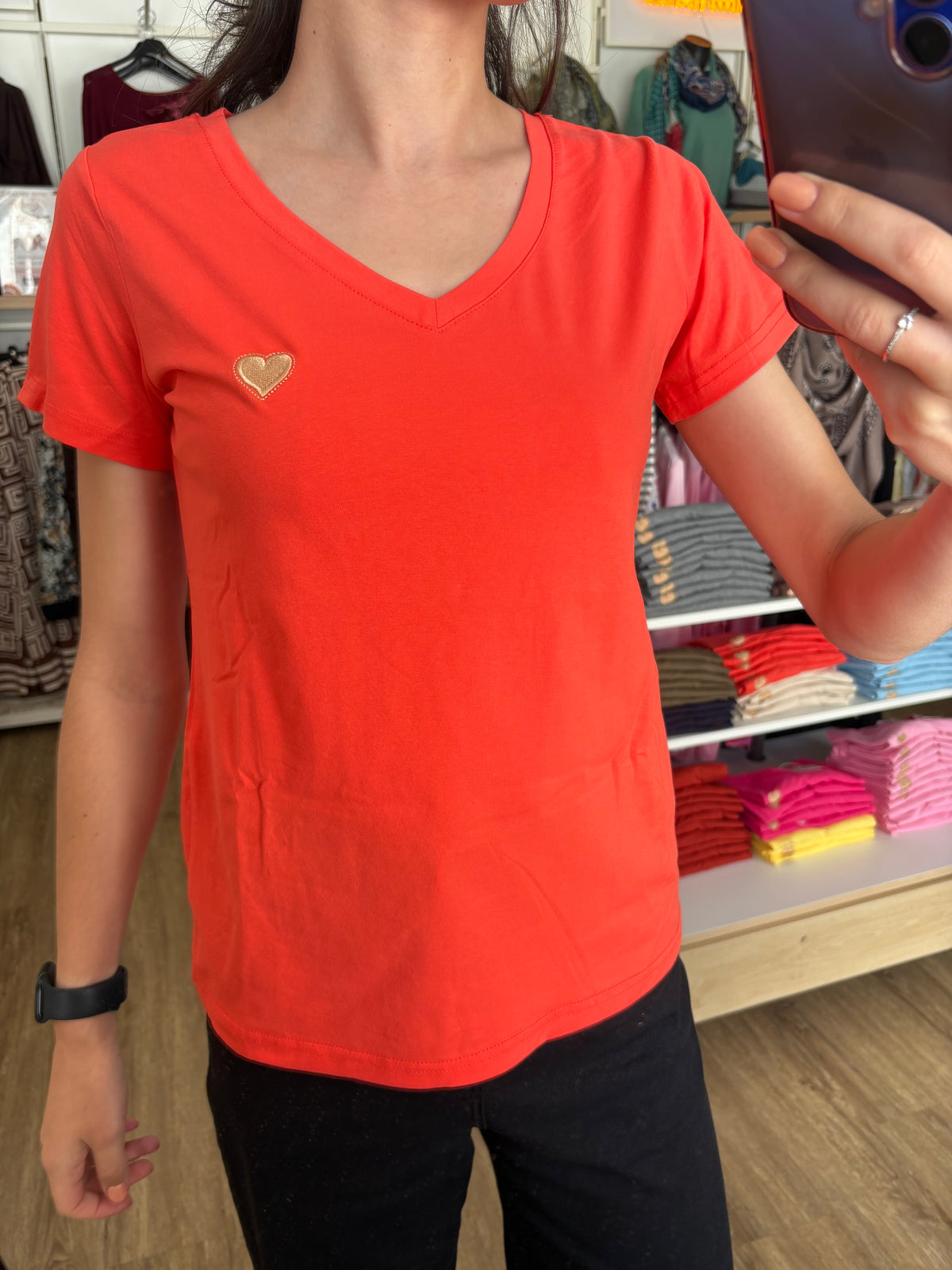 T-shirt cœur