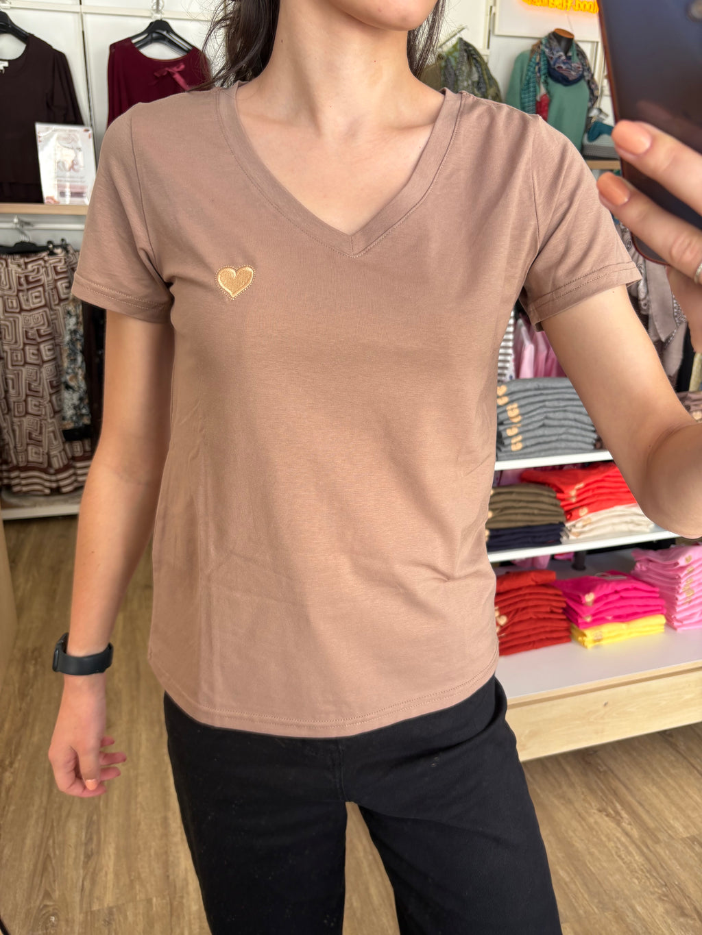T-shirt cœur