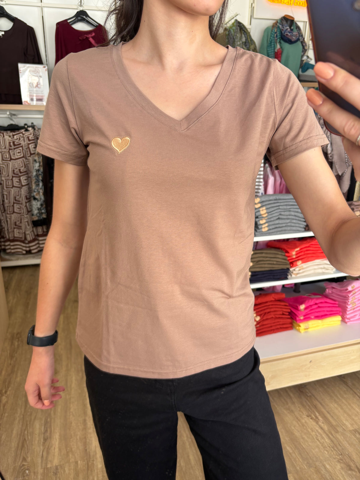 T-shirt cœur
