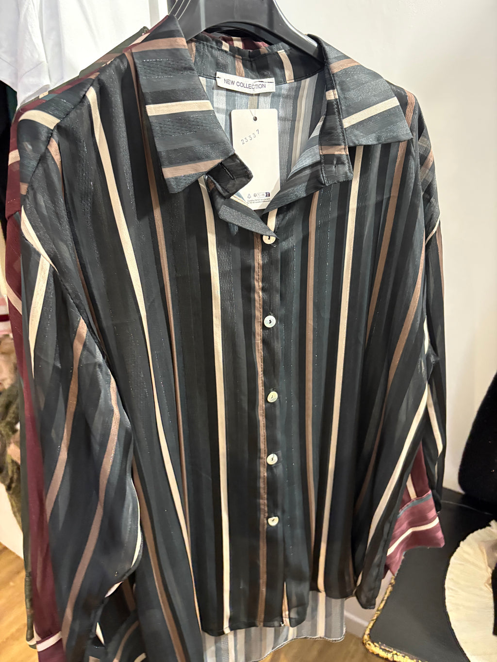 Chemise rayures 38-44