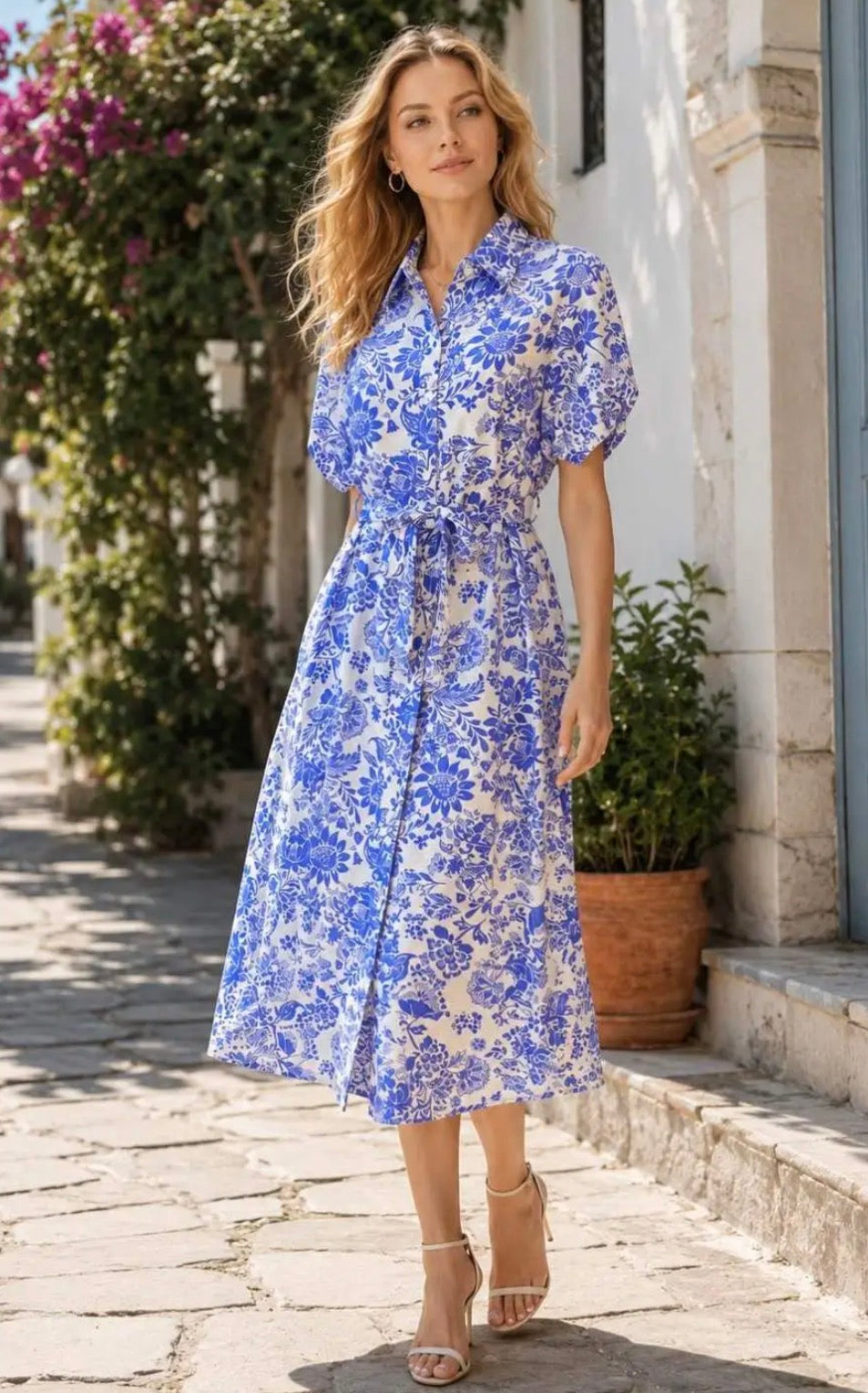 Robe mi-longue