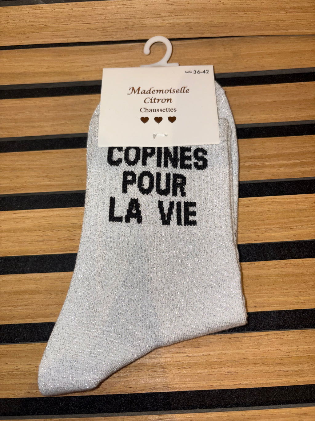 Chaussettes « Copines pour la vie »