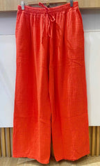 Pantalón de gasa de algodón 36-42