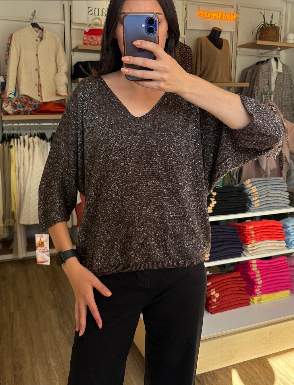 Pull brillant