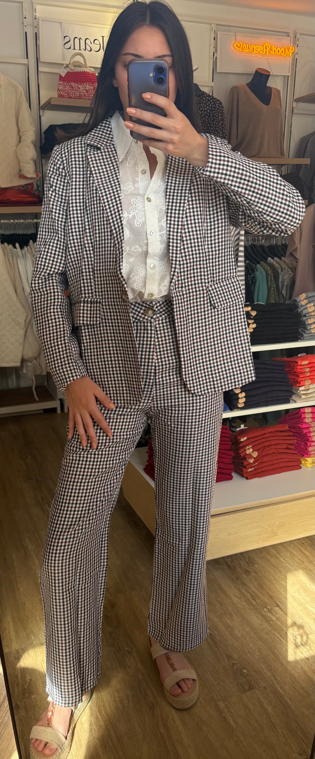 Blazer carreaux