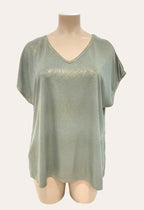 T-shirt col doré 44-50
