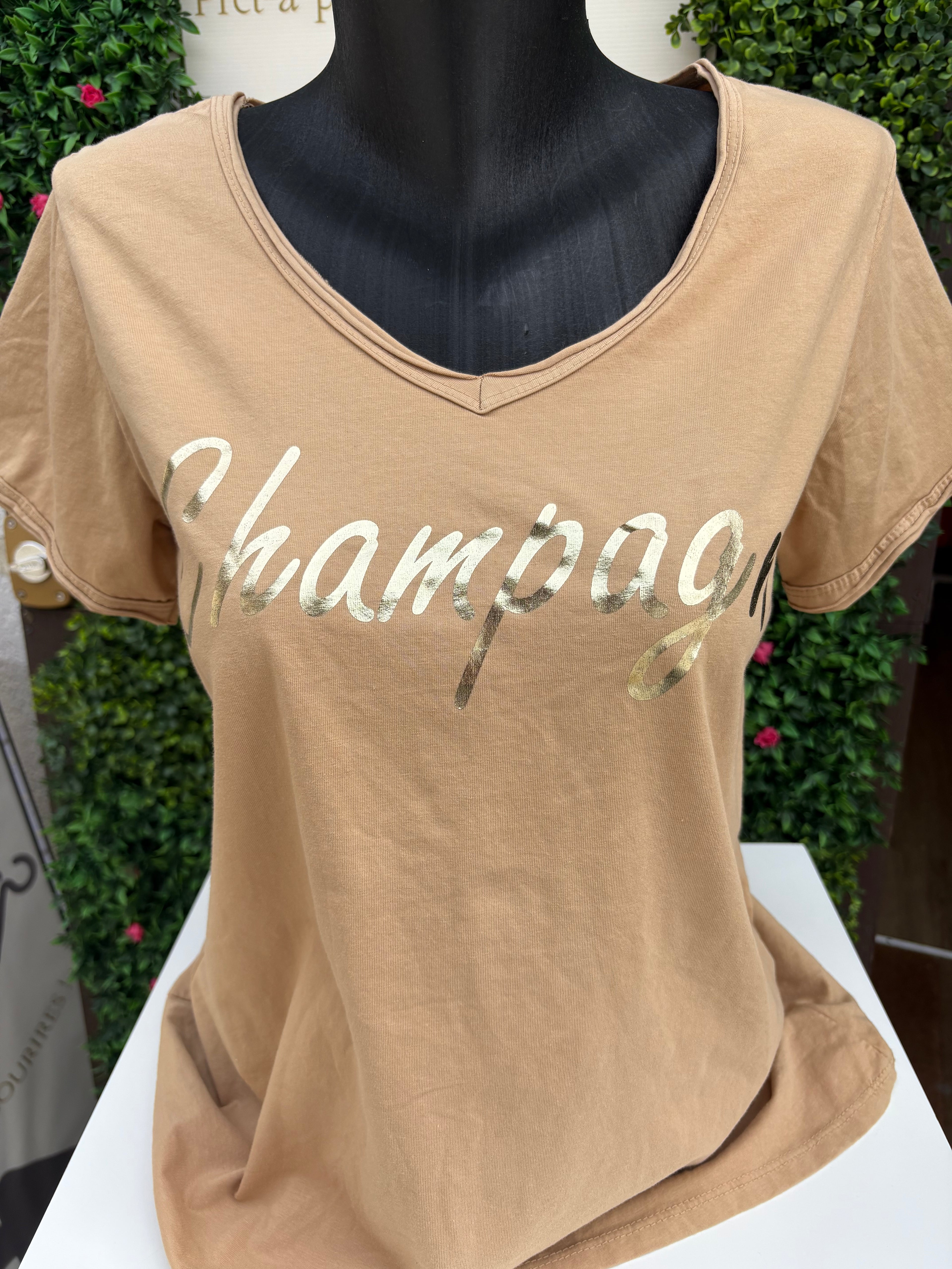 T-shirt Champagne