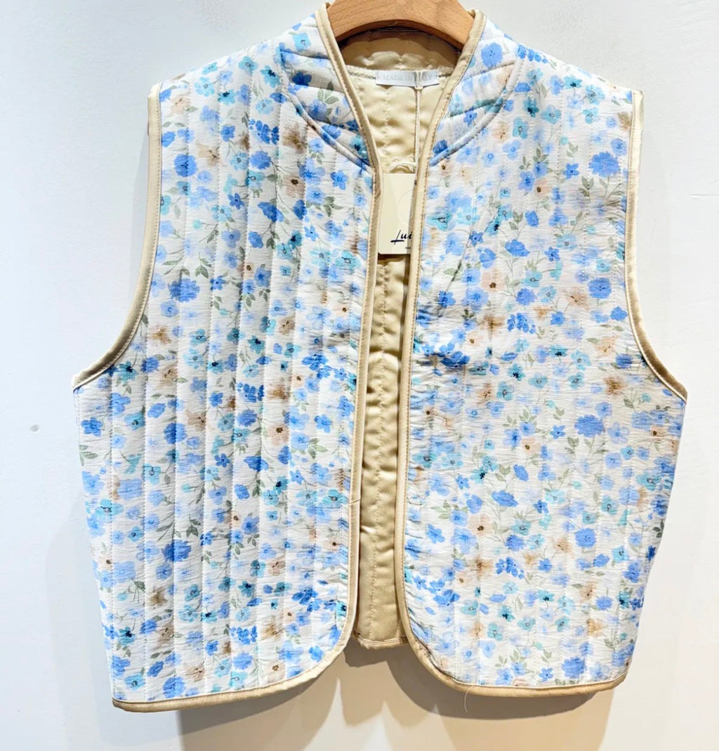 Gilet fleuri 36-44