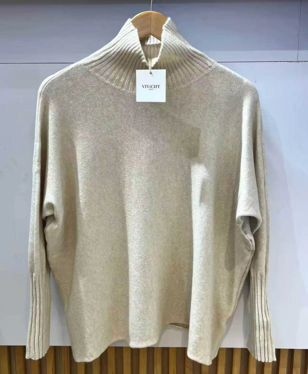 Pull col cheminée 36-46