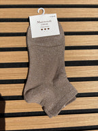 Chaussettes paillettes unies