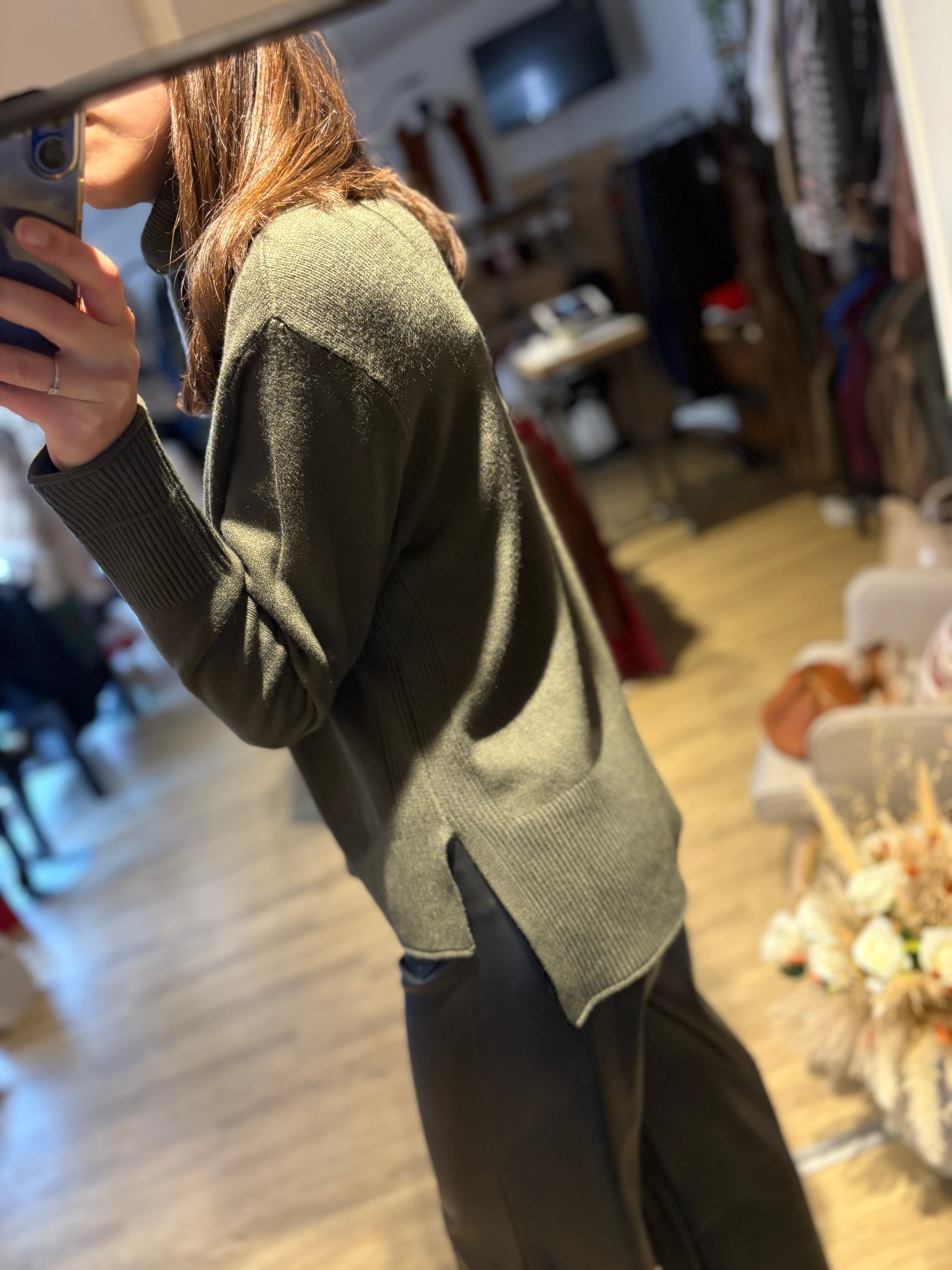 Pull col roulé 38-44