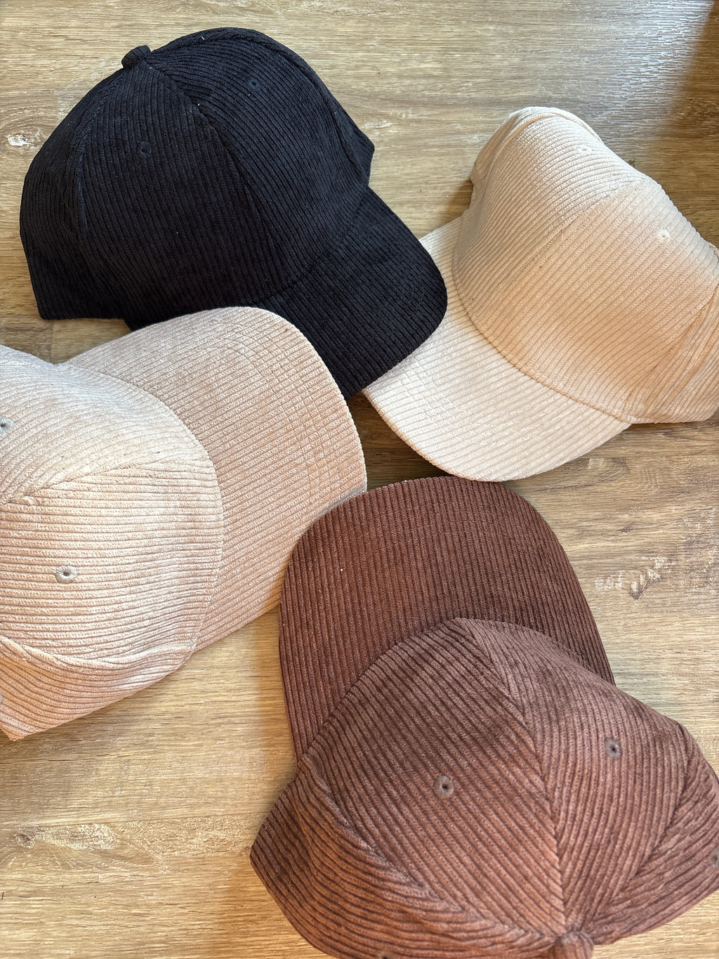 Casquette effet velours