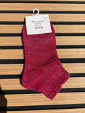 Chaussettes paillettes unies