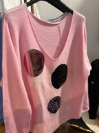 Pull ballon fleur 36-44