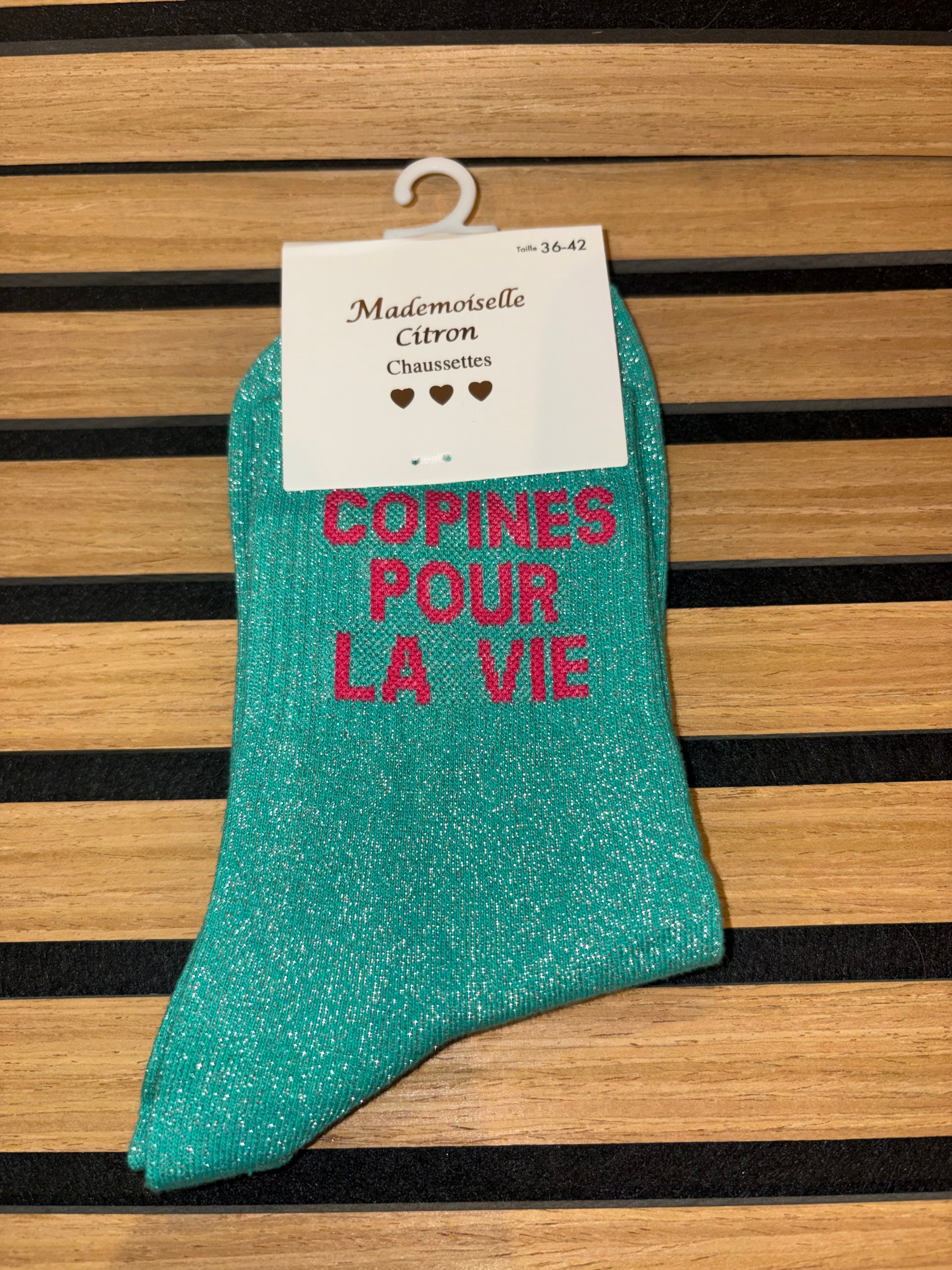Chaussettes « Copines pour la vie »