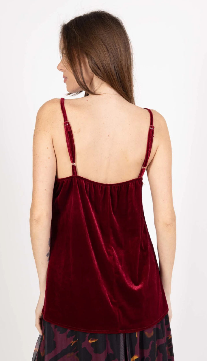 Débardeur velours 36-44