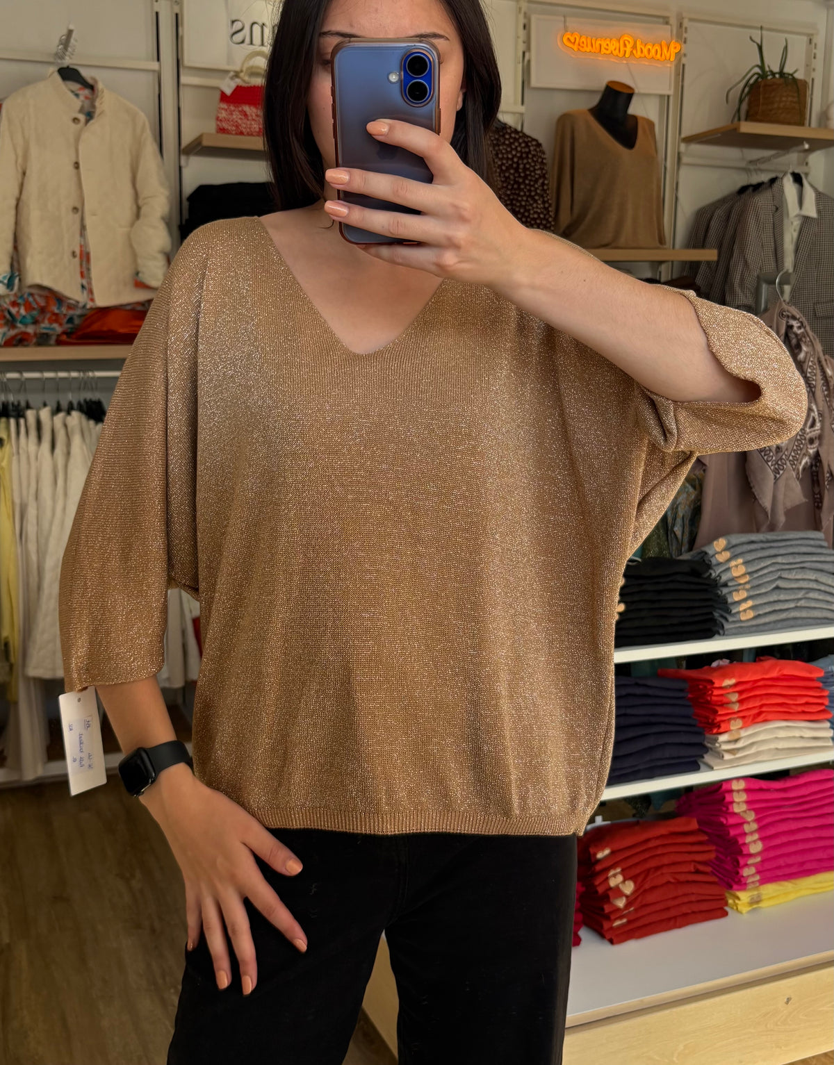 Pull brillant