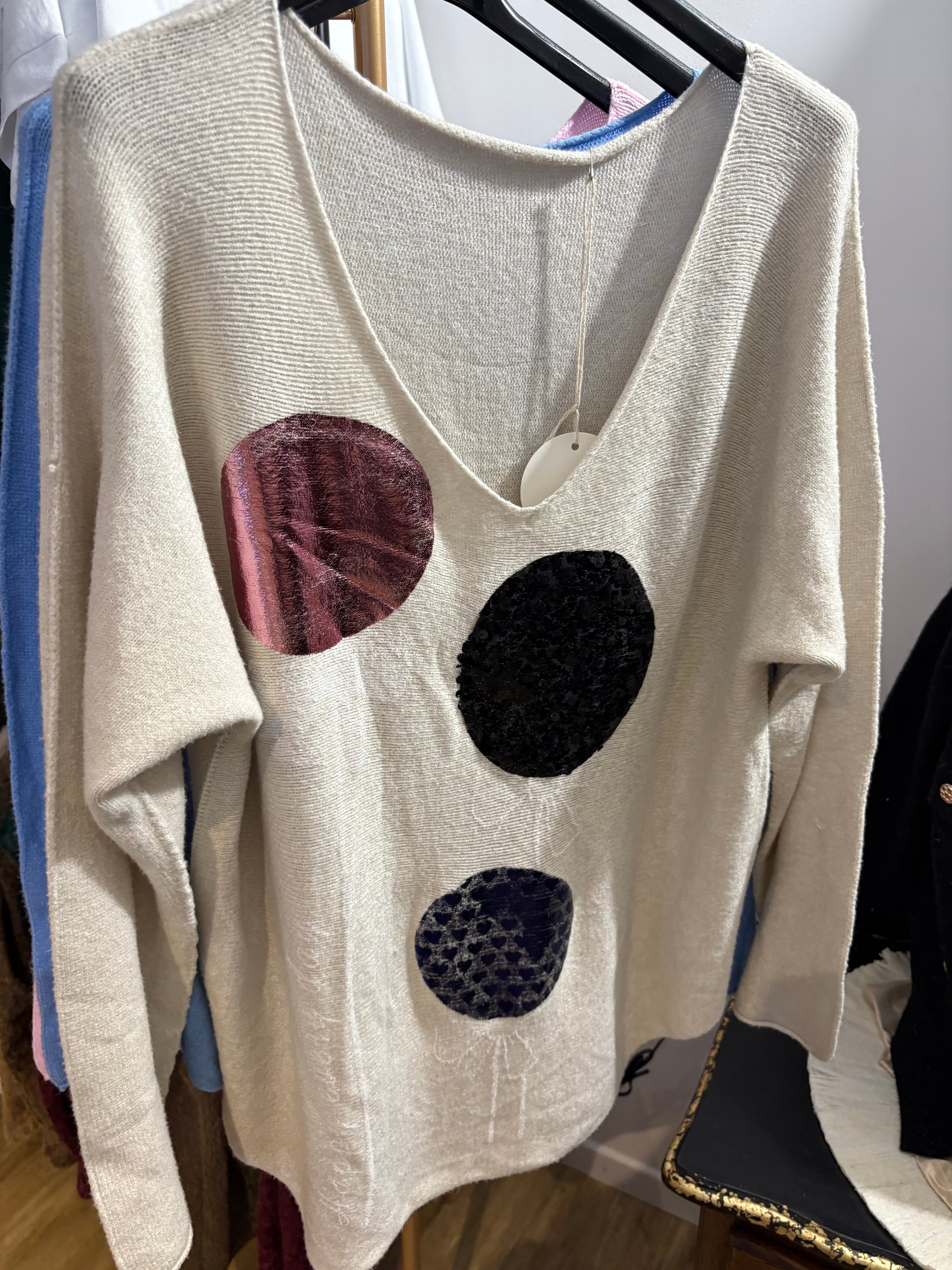 Pull ballon fleur 36-44